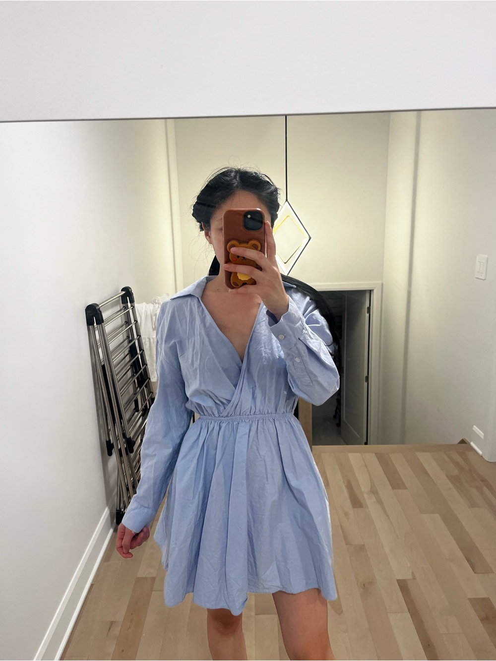 Zara blue dress